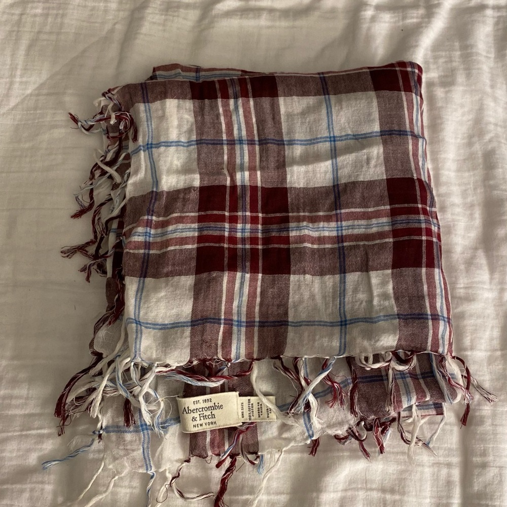 Abercrombie Plaid Scarf